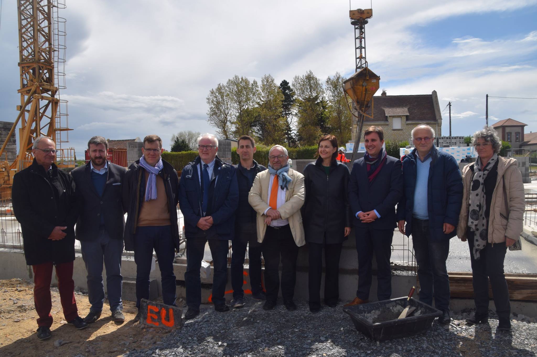 Pose de la première pierre du CANO, le jeudi 25 avril 2019