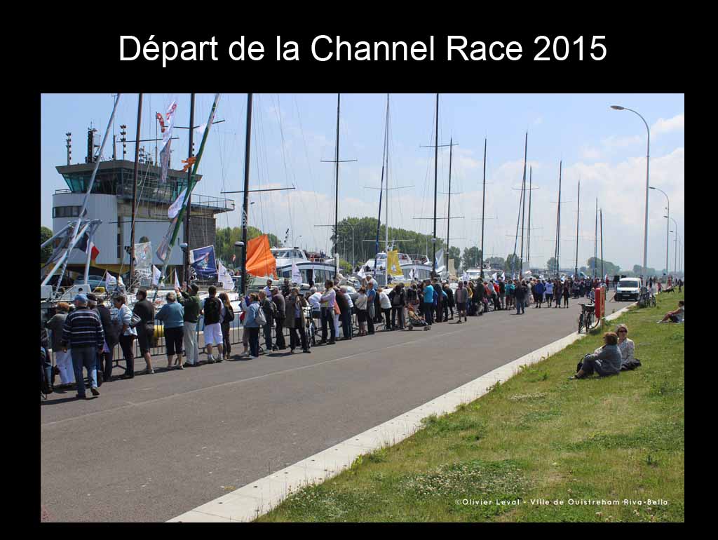 Départ de la Channel race 2015
