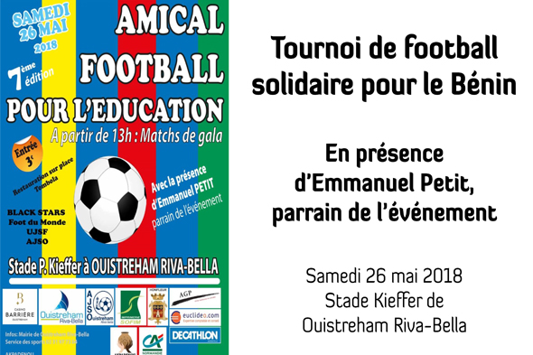Tournoi de foot solidaire - Mai 2018