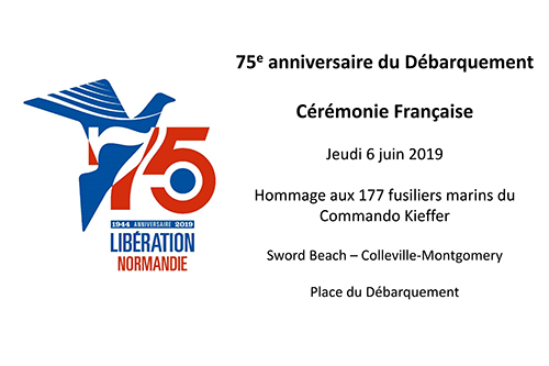 75e anniversaire du Débarquement - Cérémonie Française à Colleville-Montgomery