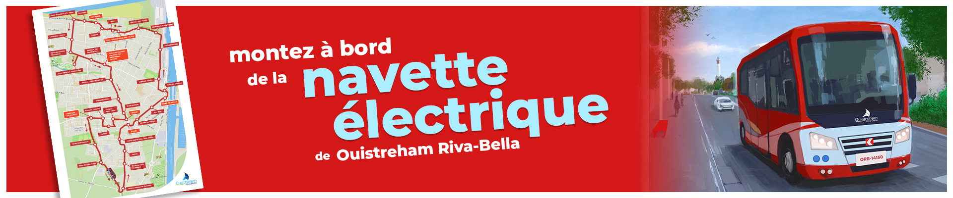 La navette électrique de Ouistreham Riva-Bella